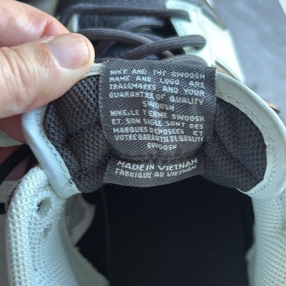 EUC Nike Men's Dunk Low Dark Smoke Grey/Barely Green size 11 FZ1670 - Picture 7 of 9